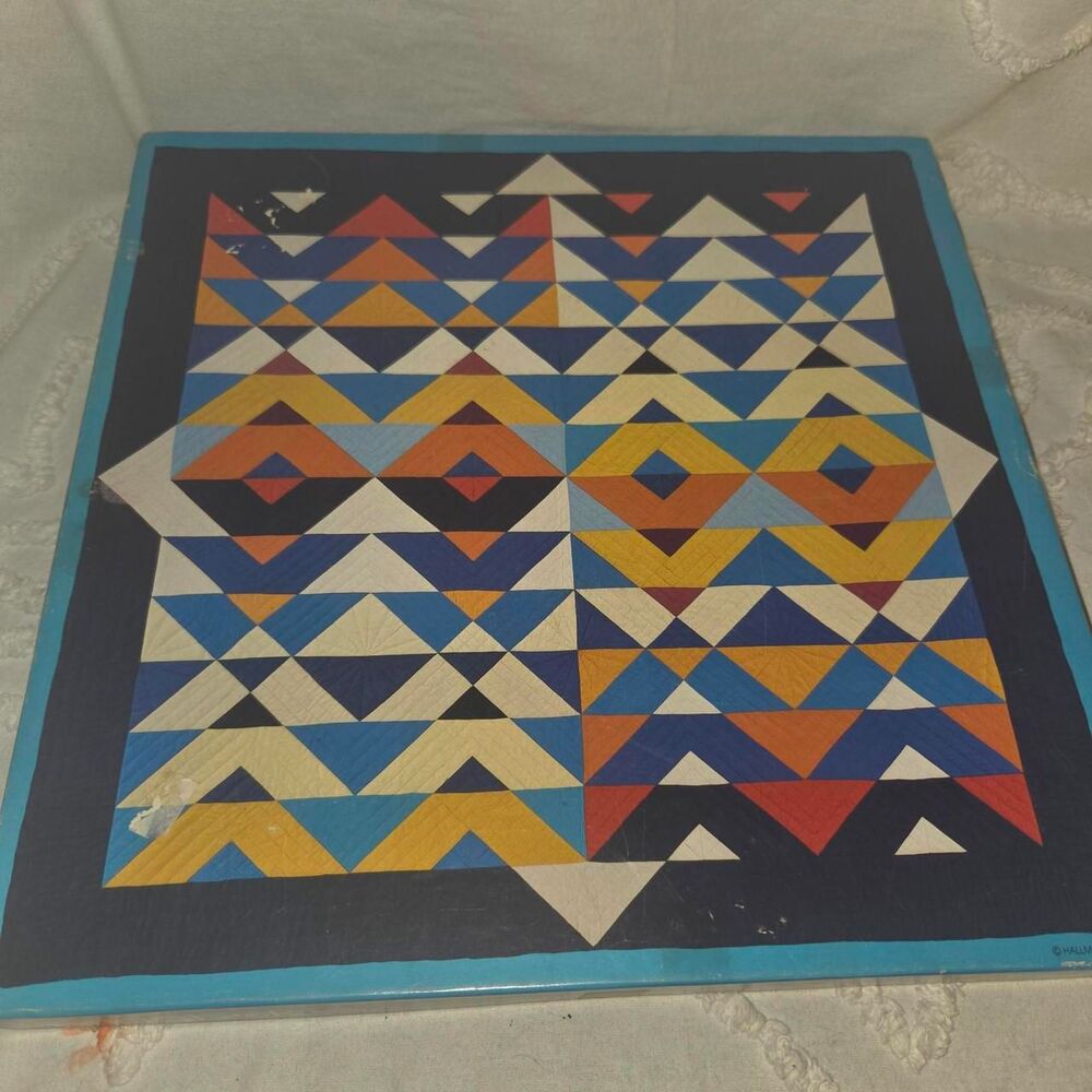 Vintage 1982 Springbok "Quilt Crazy" Jigsaw Puzzle 500+ Pc nostalgic collectors